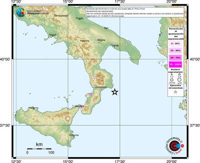 Mappa comuni con almeno 3 questionari