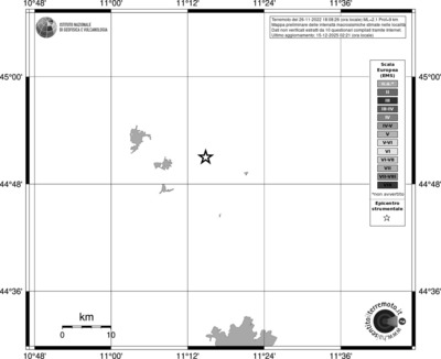 Mappa EMS - territori località