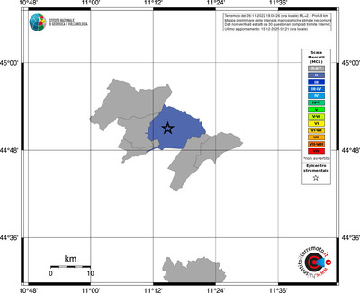 Mappa MCS - territori comuni