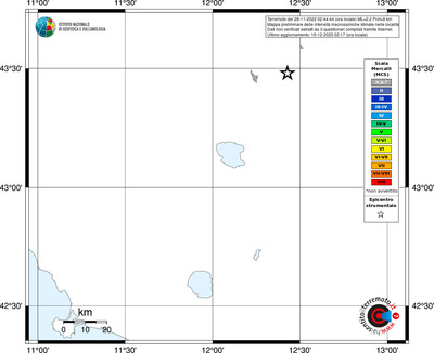 Mappa MCS - territori località