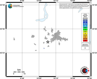 Mappa MCS - territori località