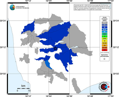 Mappa EMS - territori comuni