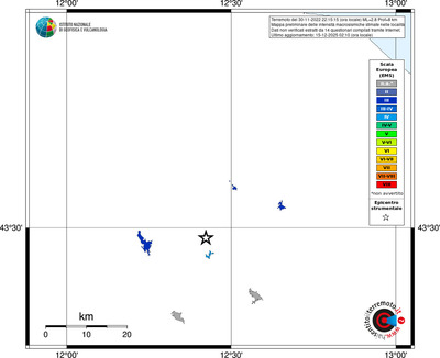 Mappa EMS - territori località