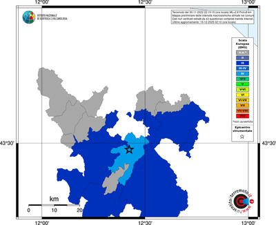 Mappa EMS - territori comuni
