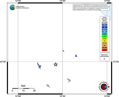 Mappa MCS - territori località