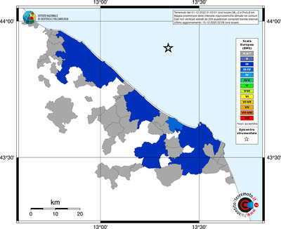 Mappa EMS - territori comuni