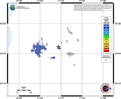 Mappa EMS - territori località