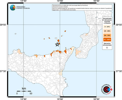 Mappa territorio comunale con almeno 3 questionari