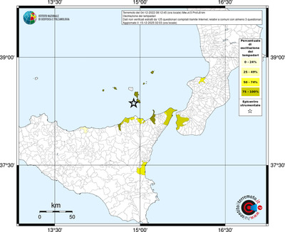 Mappa territorio comunale con almeno 3 questionari