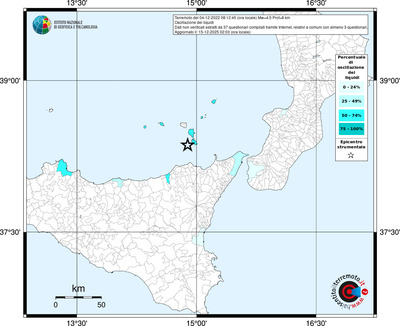 Mappa territorio comunale con almeno 3 questionari