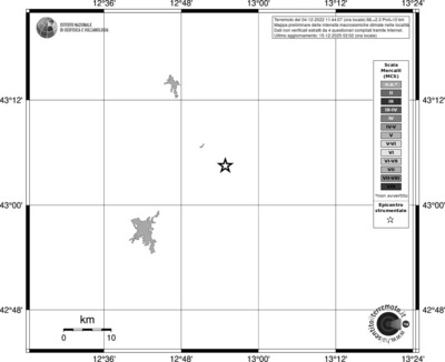 Mappa MCS - territori località