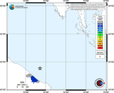 Mappa EMS - territori comuni