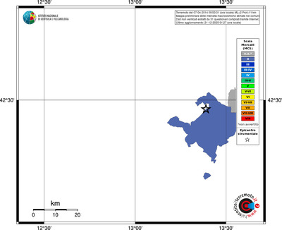 Mappa MCS - territori comuni