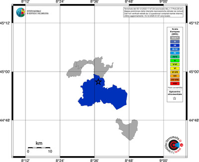 Mappa EMS - territori comuni