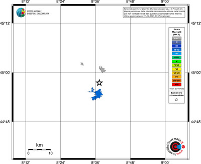 Mappa MCS - territori località
