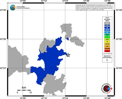 Mappa EMS - territori comuni