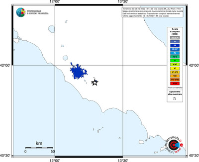 Mappa EMS - territori località
