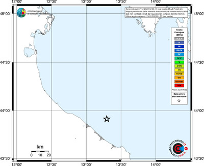 Mappa EMS - territori località