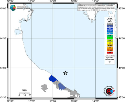Mappa EMS - territori comuni