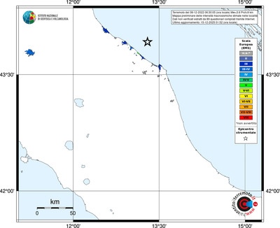 Mappa EMS - territori località