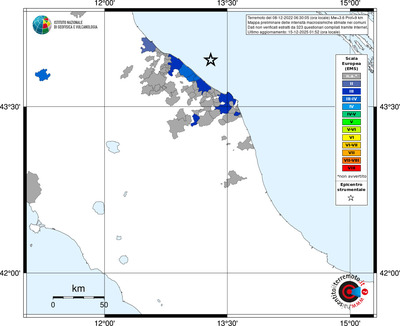 Mappa EMS - territori comuni