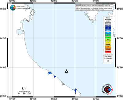 Mappa EMS - territori località