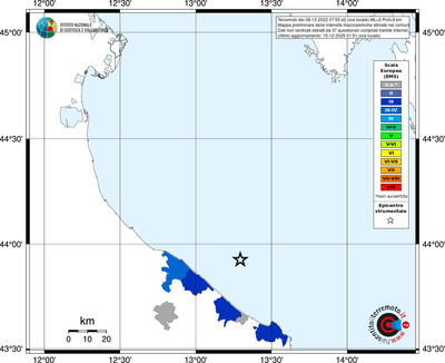 Mappa EMS - territori comuni