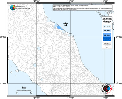 Mappa territorio comunale con almeno 3 questionari