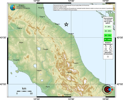 Mappa comuni con almeno 3 questionari