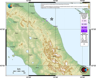 Mappa comuni con almeno 3 questionari
