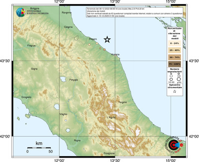 Mappa comuni con almeno 3 questionari