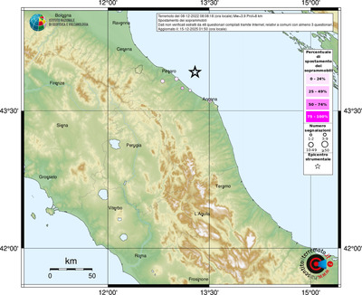 Mappa comuni con almeno 3 questionari