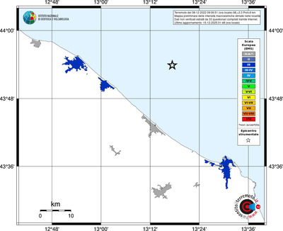Mappa EMS - territori località