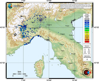 Mappa EMS - località