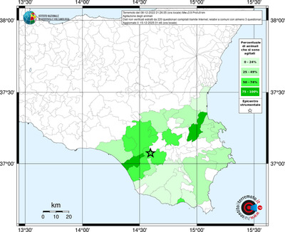 Mappa territorio comunale con almeno 3 questionari