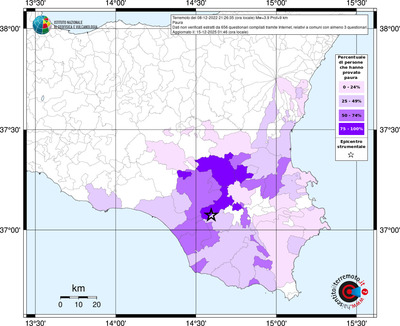Mappa territorio comunale con almeno 3 questionari