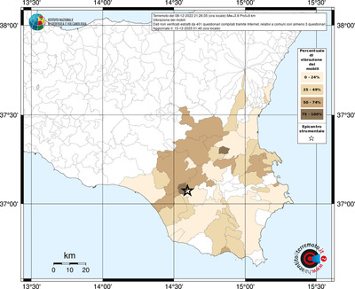 Mappa territorio comunale con almeno 3 questionari