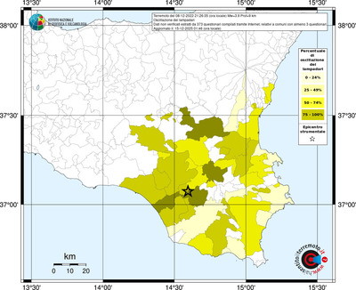 Mappa territorio comunale con almeno 3 questionari