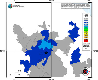 Mappa EMS - territori comuni