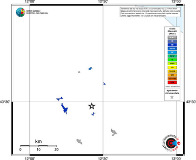 Mappa MCS - territori località