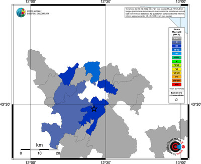 Mappa MCS - territori comuni