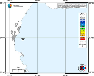 Mappa EMS - territori località