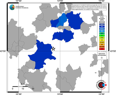 Mappa EMS - territori comuni