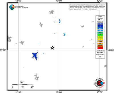 Mappa MCS - territori località
