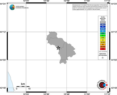 Mappa MCS - territori comuni