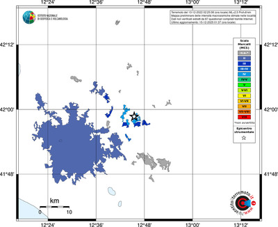 Mappa MCS - territori località