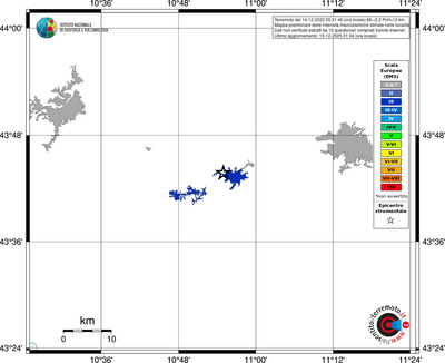 Mappa EMS - territori località