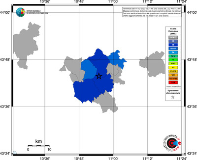 Mappa EMS - territori comuni