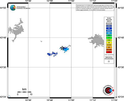 Mappa MCS - territori località