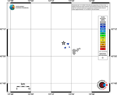 Mappa EMS - territori località